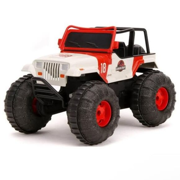 NEW Jurassic World 10.5" Jeep Wrangler Water and Land RC Radio Control Car - Picture 6 of 10